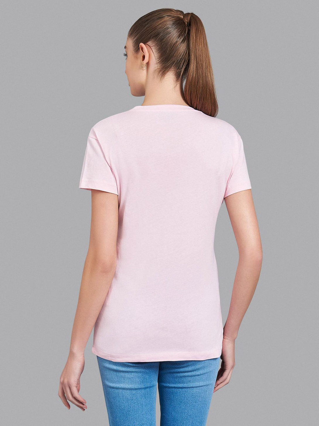 Beverly Hills Polo Club UK-82 FLOWERS T-SHIRT PINK