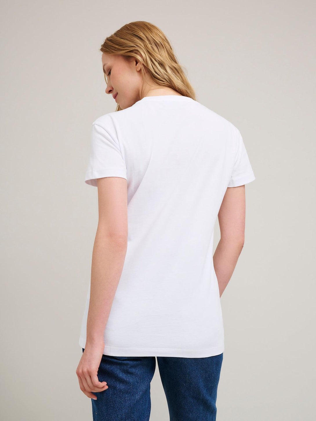 Beverly Hills Polo Club UK-82 FLOWERS T-SHIRT WHITE