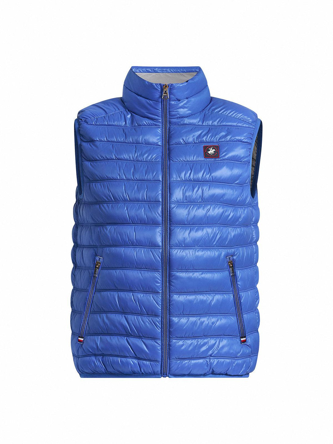 Beverly Hills Polo Club UK-BADGE LOGO GILET IMPERIAL BLUE