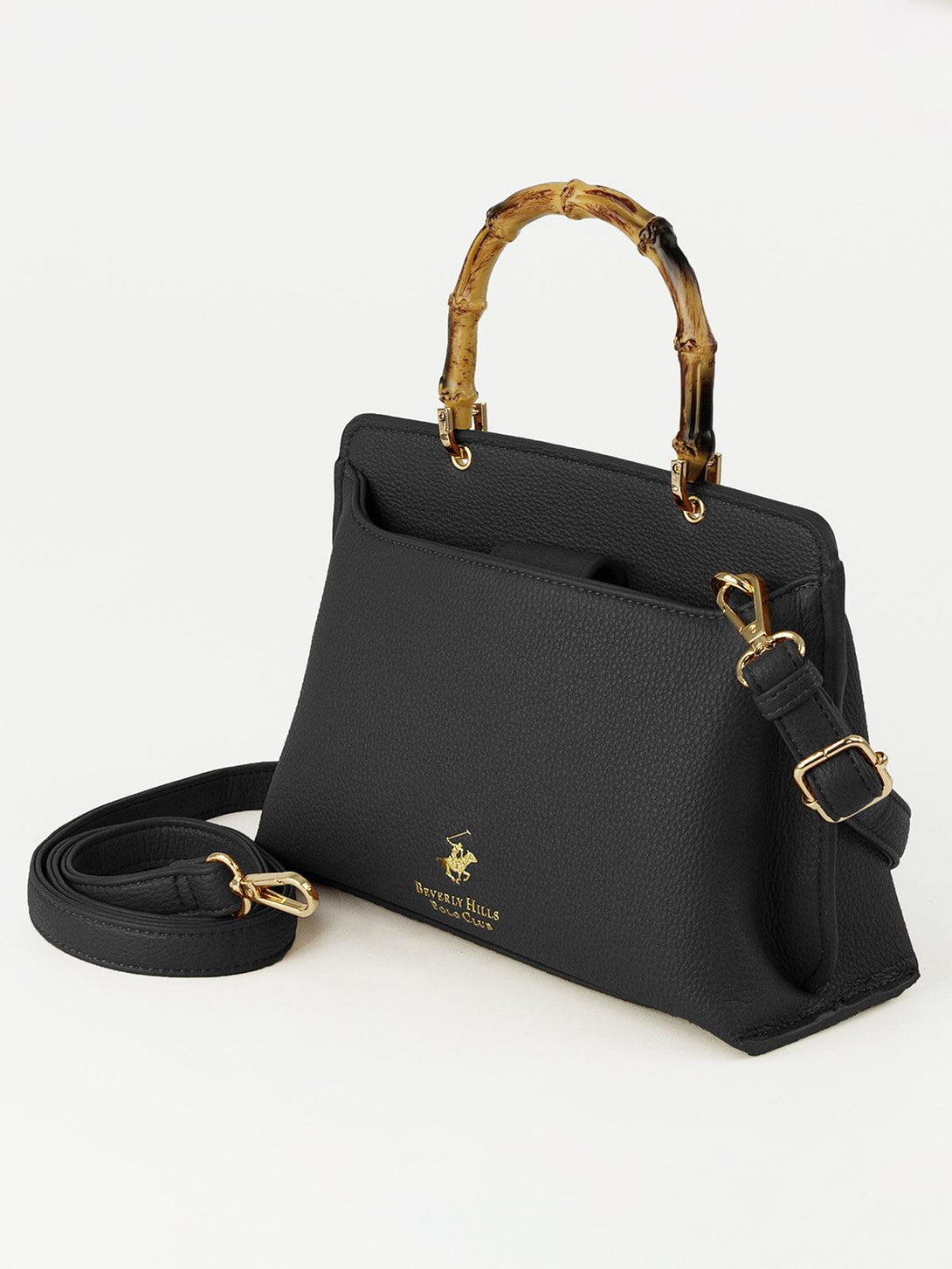 Beverly Hills Polo Club UK-BAMBOO MINI BAG BLACK