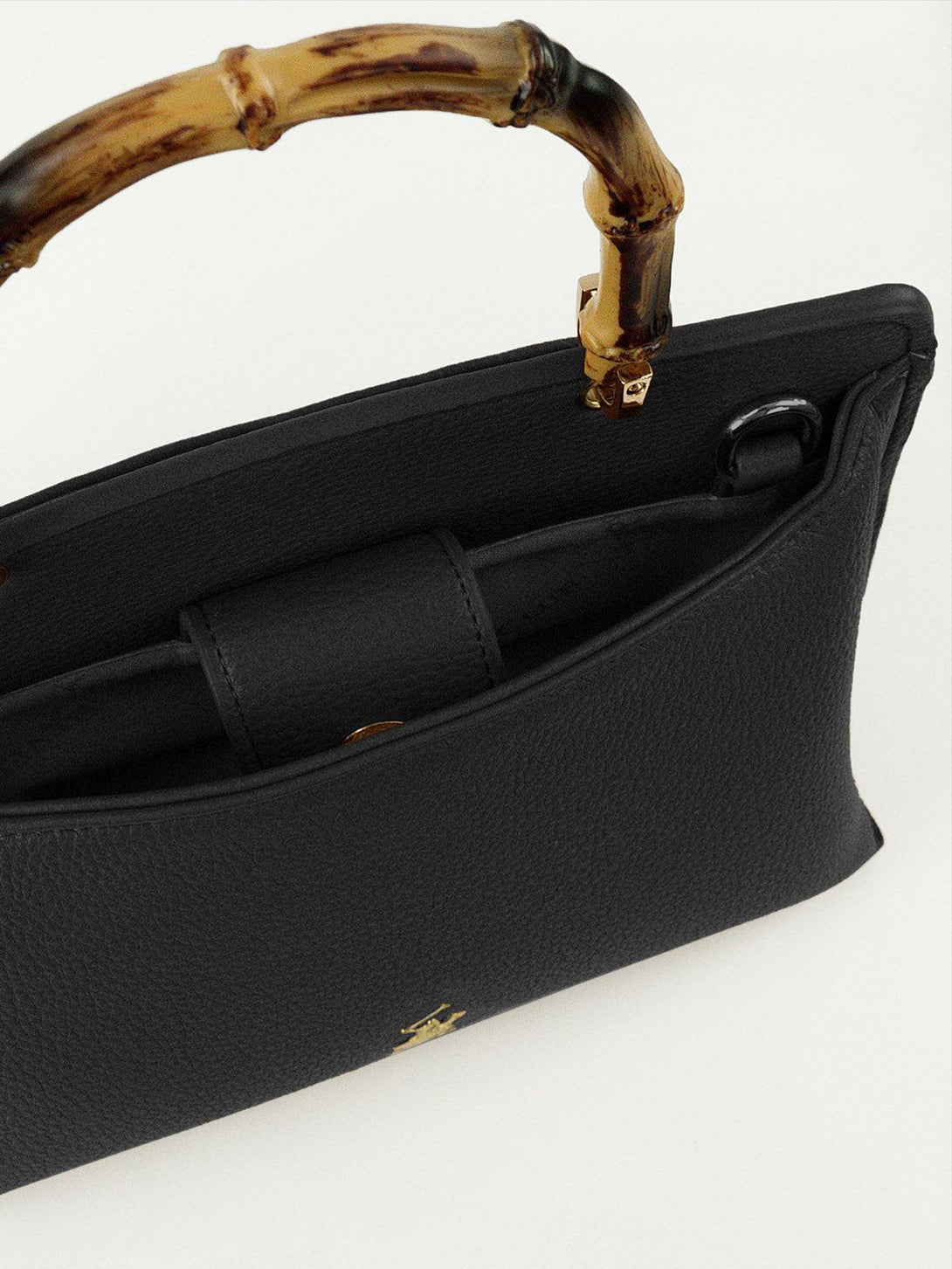 Beverly Hills Polo Club UK-BAMBOO MINI BAG BLACK