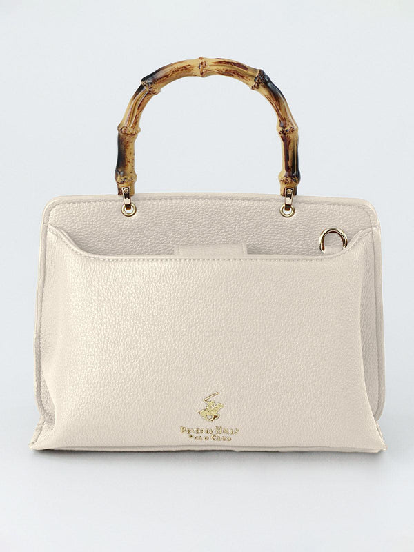 Beverly Hills Polo Club UK-BAMBOO MINI BAG WINTER WHITE