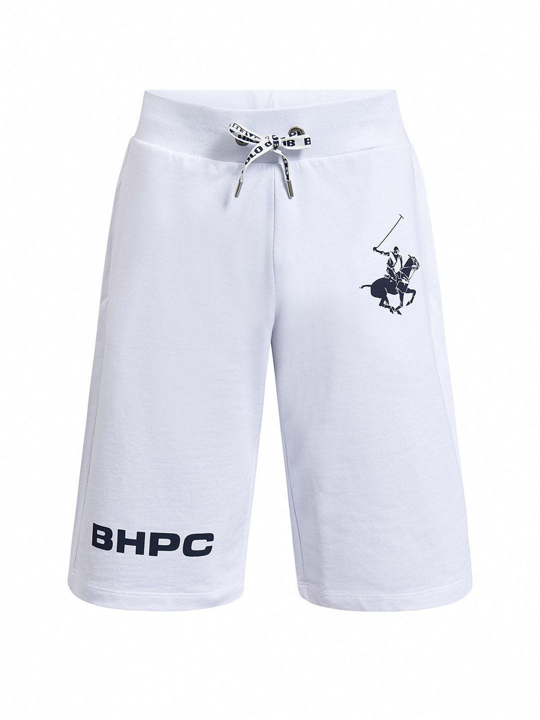 Beverly Hills Polo Club UK-BHPC POLO PONY FLEECE SHORTS WHITE