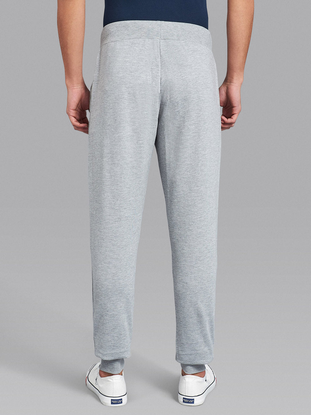 Beverly Hills Polo Club UK-BHPC SPORT LOGO JOGGERS GREY MELANGE