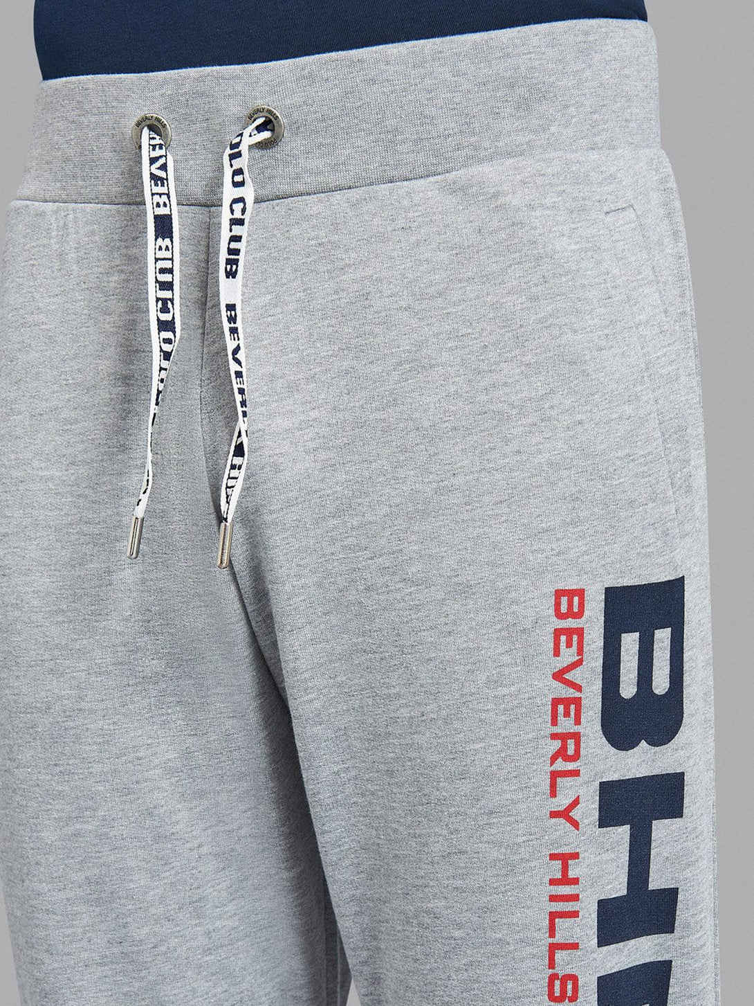 Beverly Hills Polo Club UK-BHPC SPORT LOGO JOGGERS GREY MELANGE