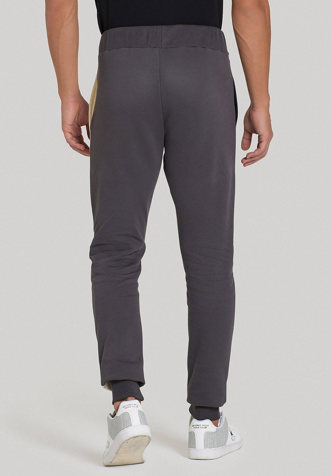 Beverly Hills Polo Club UK-BHPC US SHIELD PATCH JOGGERS DARK GREY