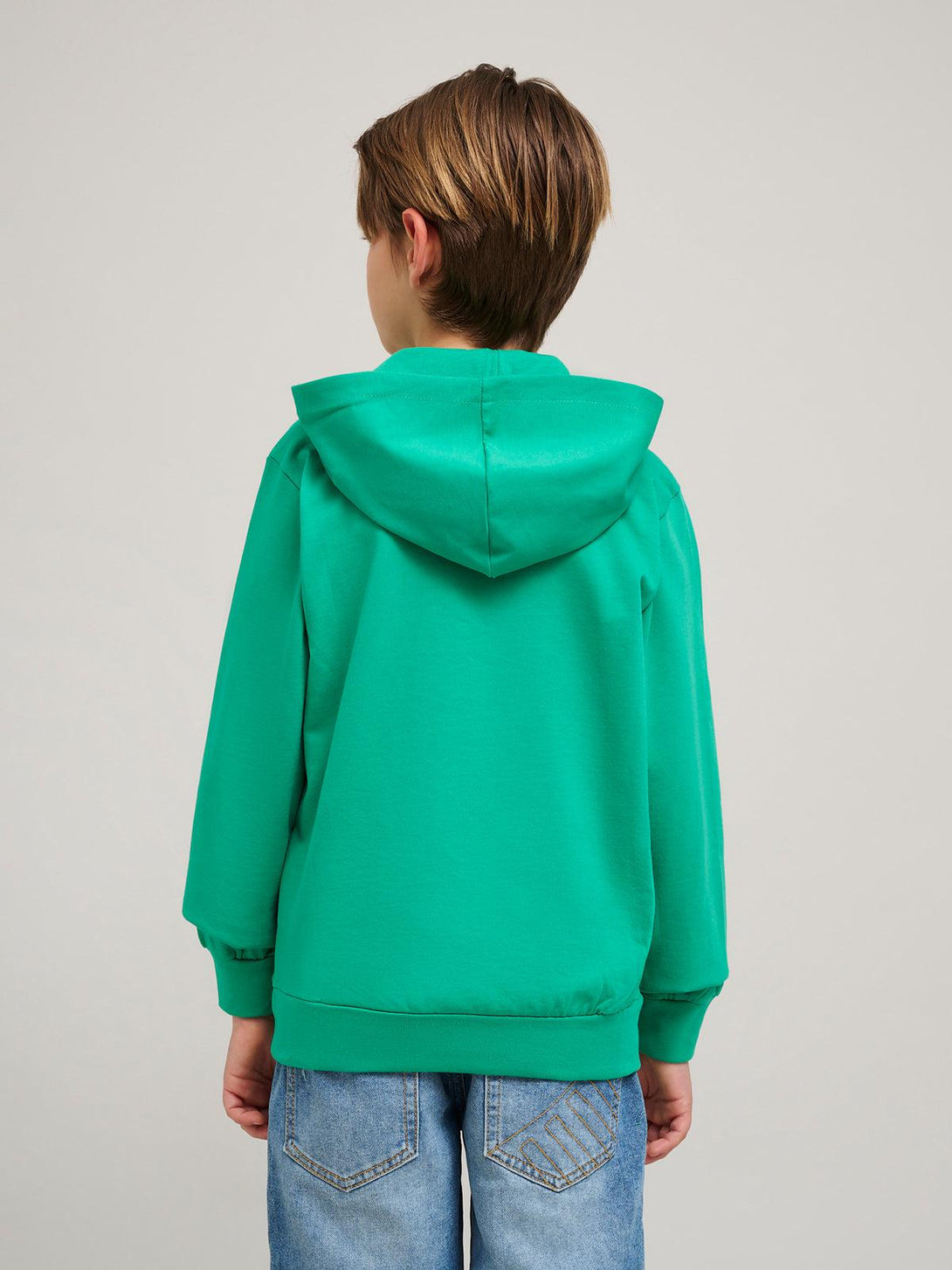 Beverly Hills Polo Club UK-BLOCK LOGO HOODIE SEA FOAM GREEN