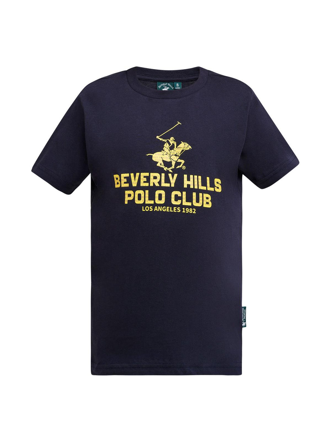 Beverly Hills Polo Club UK-BLOCK LOGO T-SHIRT NAVY