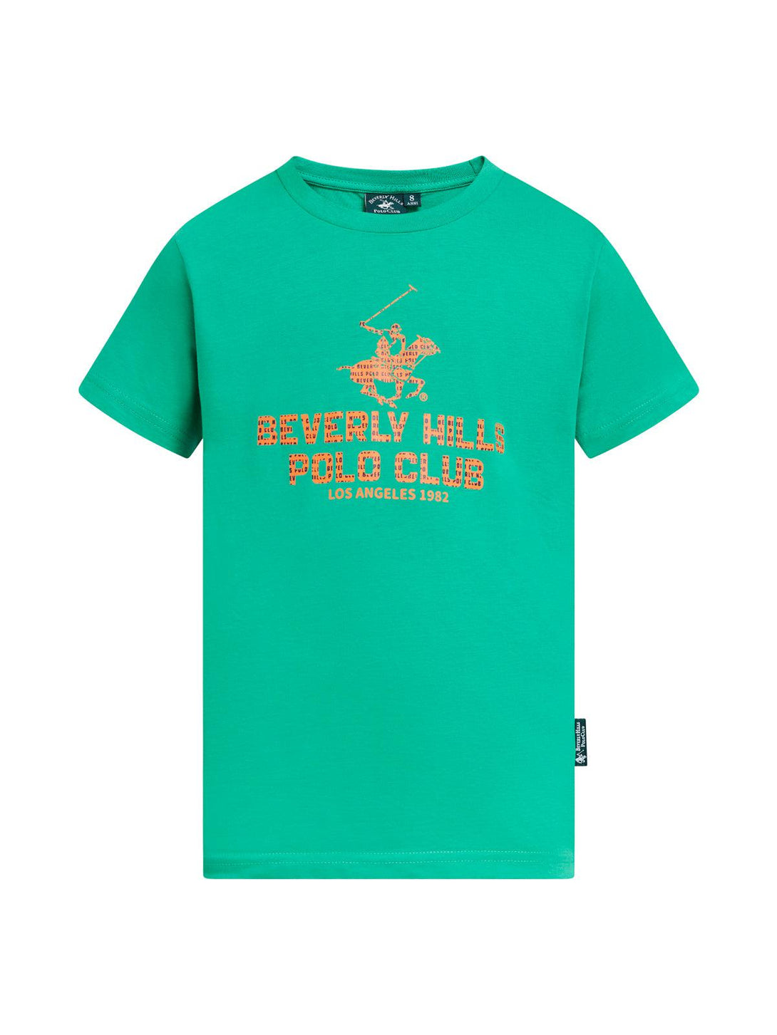 Beverly Hills Polo Club UK-BLOCK LOGO T-SHIRT SEA FOAM GREEN