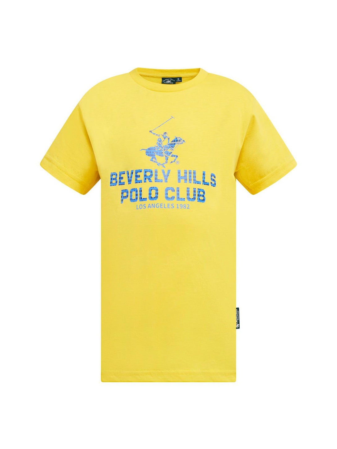 Beverly Hills Polo Club UK-BLOCK LOGO T-SHIRT SUNBURST YELLOW