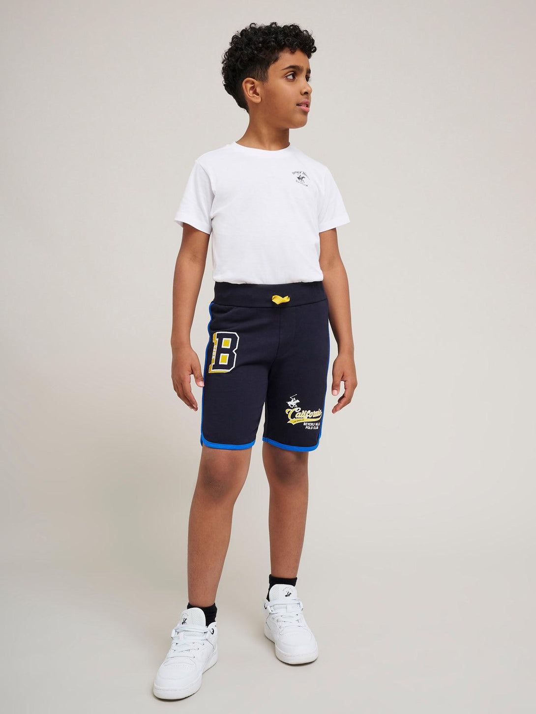 Beverly Hills Polo Club UK-CALIFORNIA FLEECE SHORTS NAVY