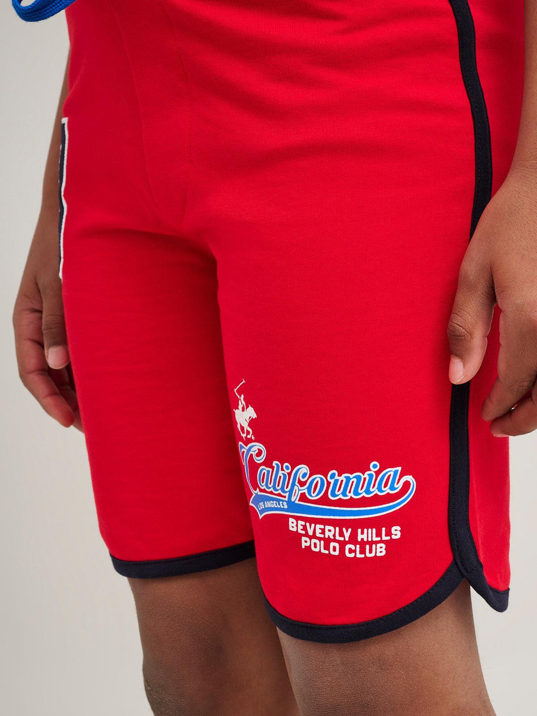 Beverly Hills Polo Club UK-CALIFORNIA FLEECE SHORTS RED