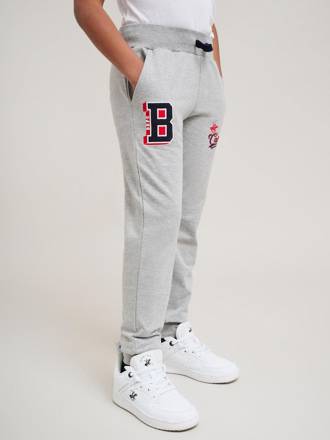 Beverly Hills Polo Club UK-CALIFORNIA JOGGERS GREY MELANGE