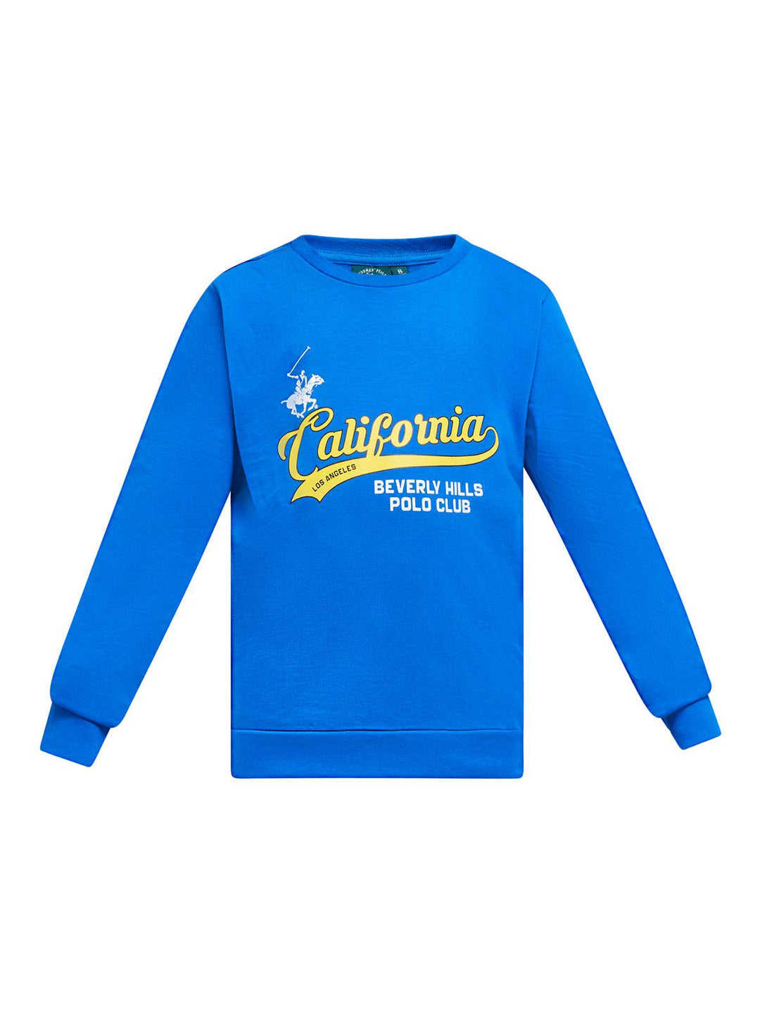 Beverly Hills Polo Club UK-CALIFORNIA SCRIPT SWEATSHIRT ROYAL