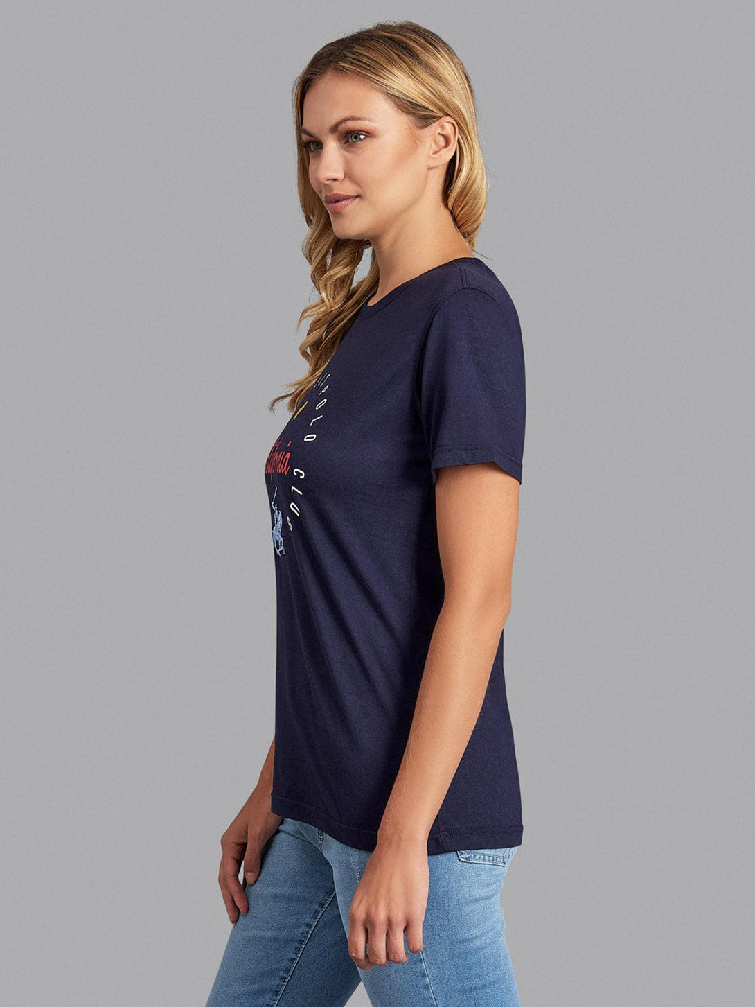 Beverly Hills Polo Club UK-CALIFORNIA T-SHIRT TRUE NAVY