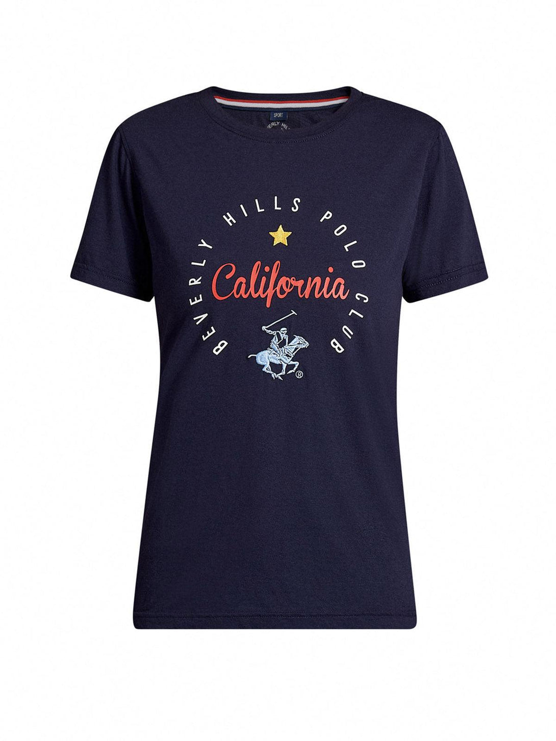 Beverly Hills Polo Club UK-CALIFORNIA T-SHIRT TRUE NAVY