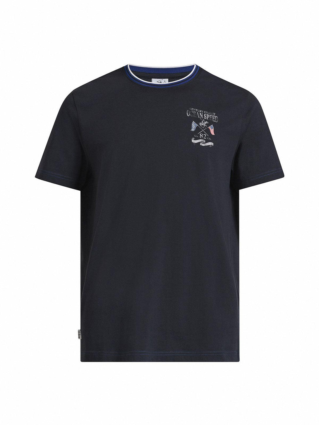 Beverly Hills Polo Club UK-CENTURY CIRCUIT T-SHIRT NAVY