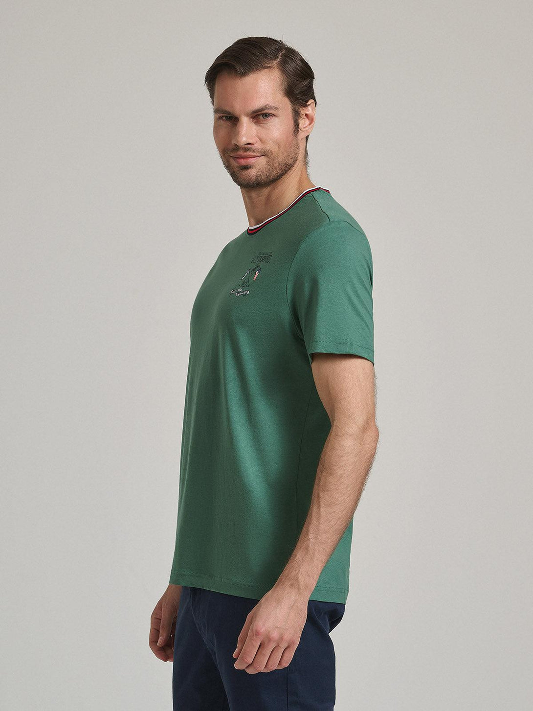 Beverly Hills Polo Club UK-CENTURY CIRCUIT T-SHIRT WOODLAND GREEN