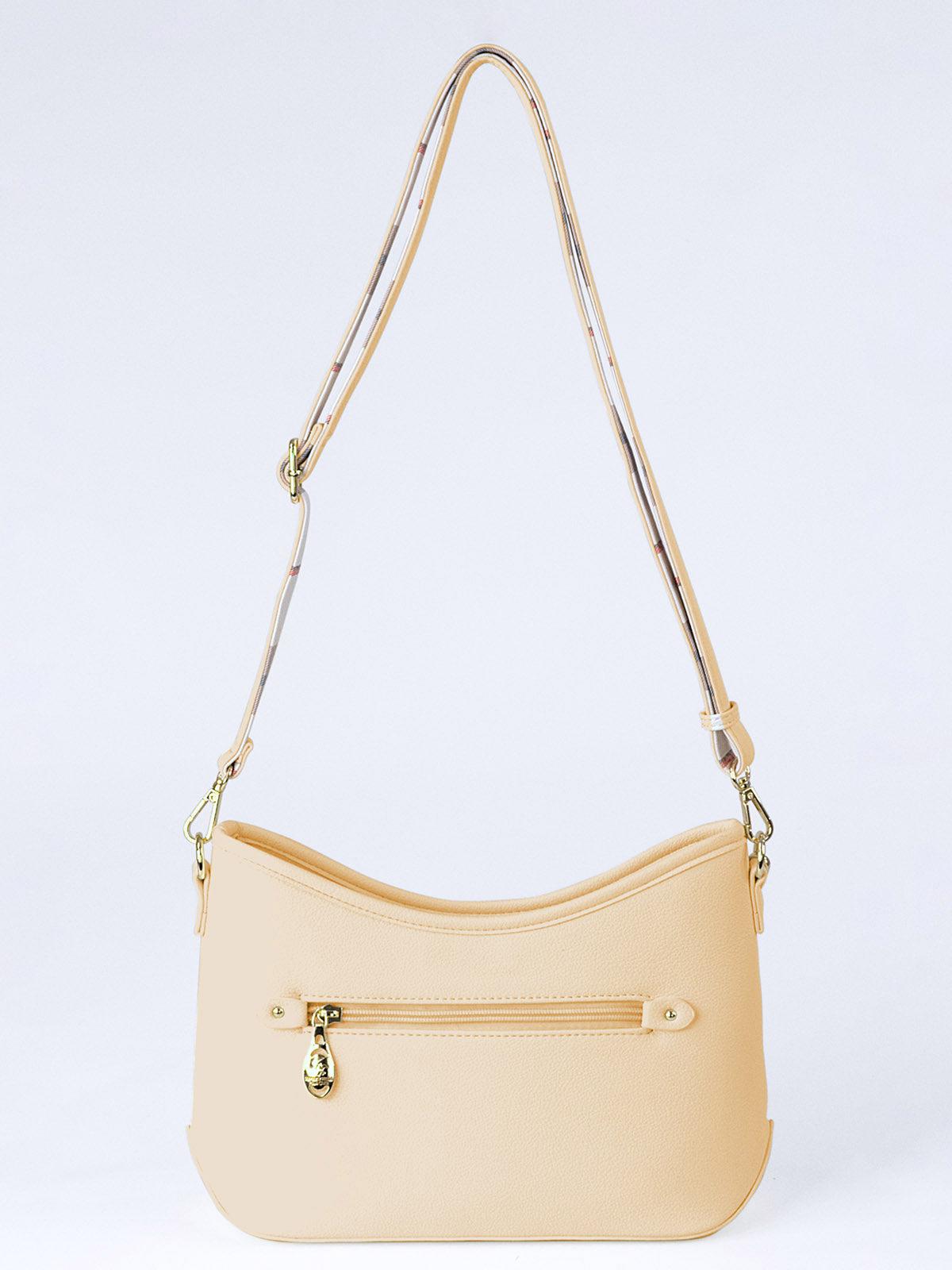 CHECK PURSE MINI BAG YELLOW BEVERLY HILLS POLO CLUB