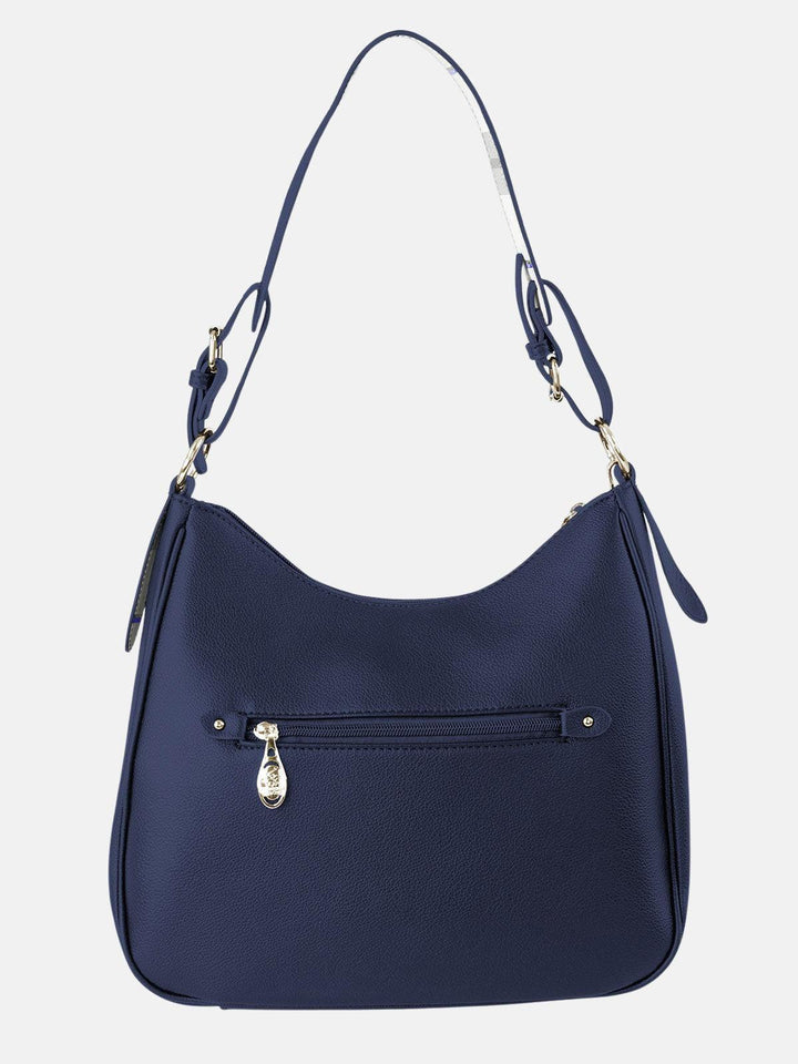 Beverly Hills Polo Club UK-CHECK PURSE SHOULDER BAG BLUE