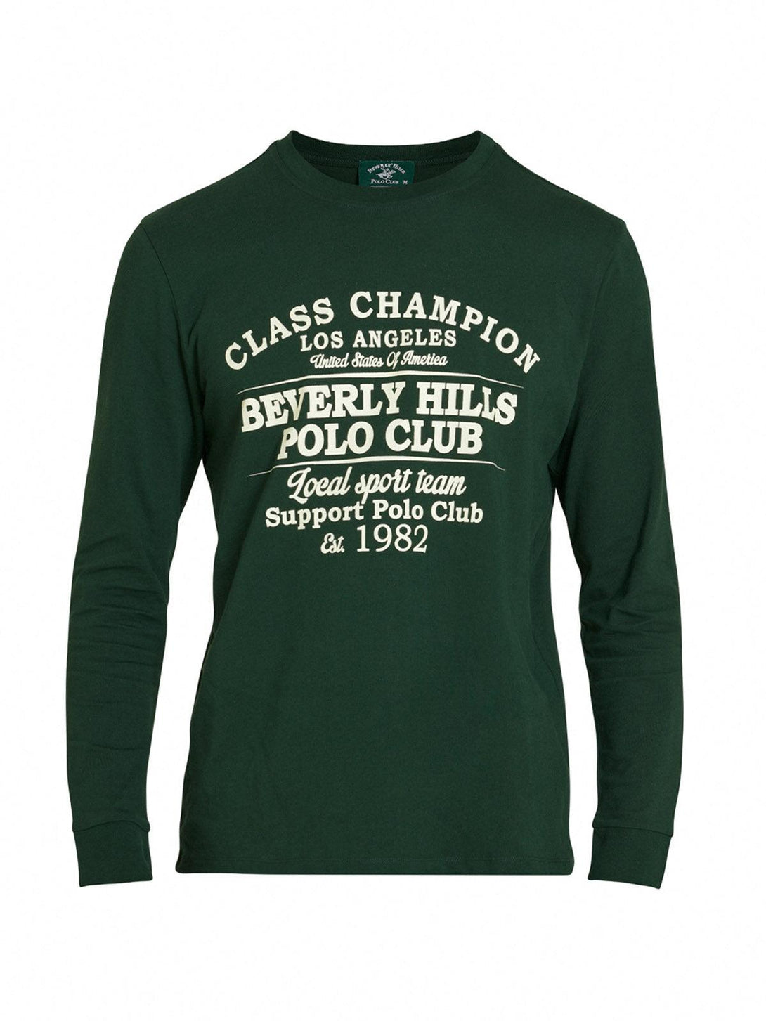 Beverly Hills Polo Club UK-CLASS CHAMPIONS LS T-SHIRT MUSK