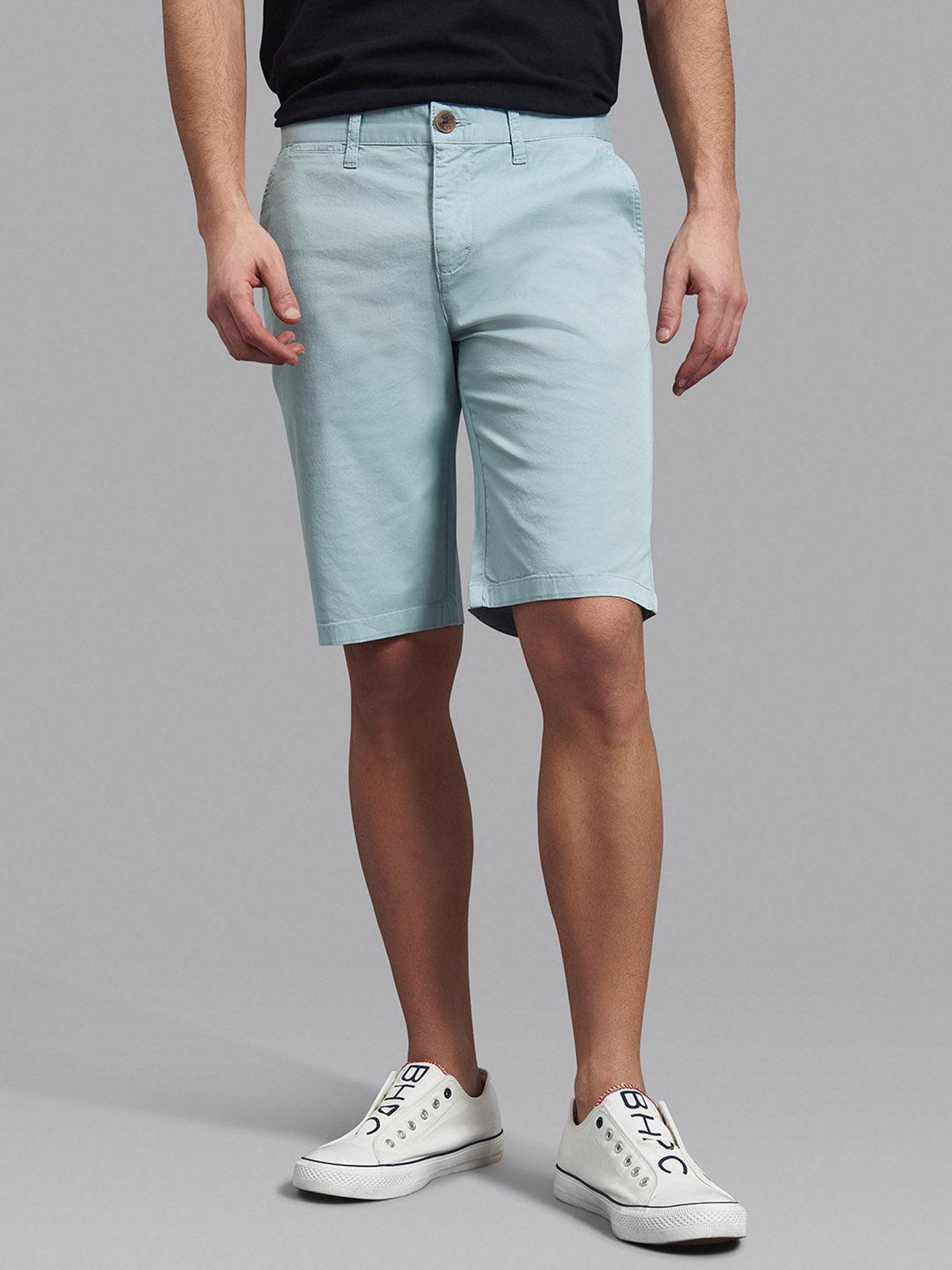 CLASSIC FIT CHINO SHORTS LIGHT BLUE BEVERLY HILLS POLO CLUB