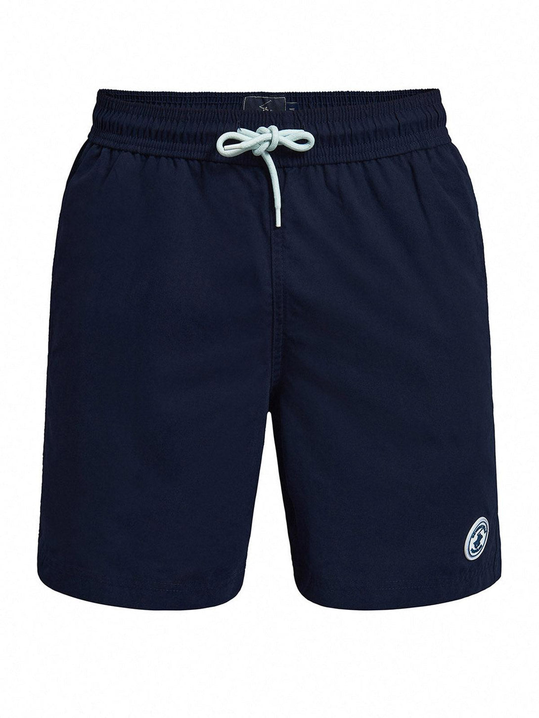 Beverly Hills Polo Club UK-CLASSIC FIT ICON BADGE SWIM SHORTS TRUE NAVY