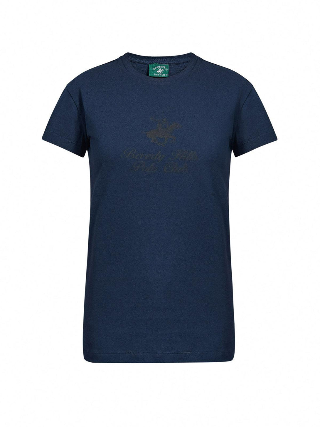 Beverly Hills Polo Club UK-CLASSIC SIGNATURE GRAPHIC T-SHIRT TRUE NAVY