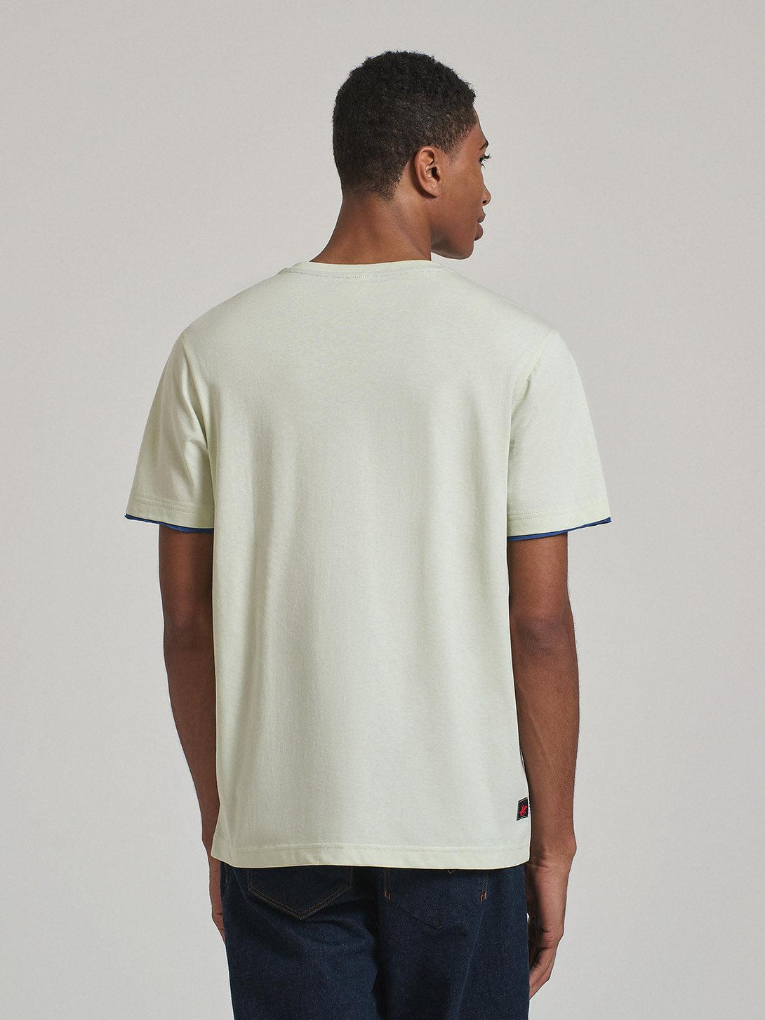 Beverly Hills Polo Club UK-CONTRAST POCKET PATCH T-SHIRT OFF WHITE