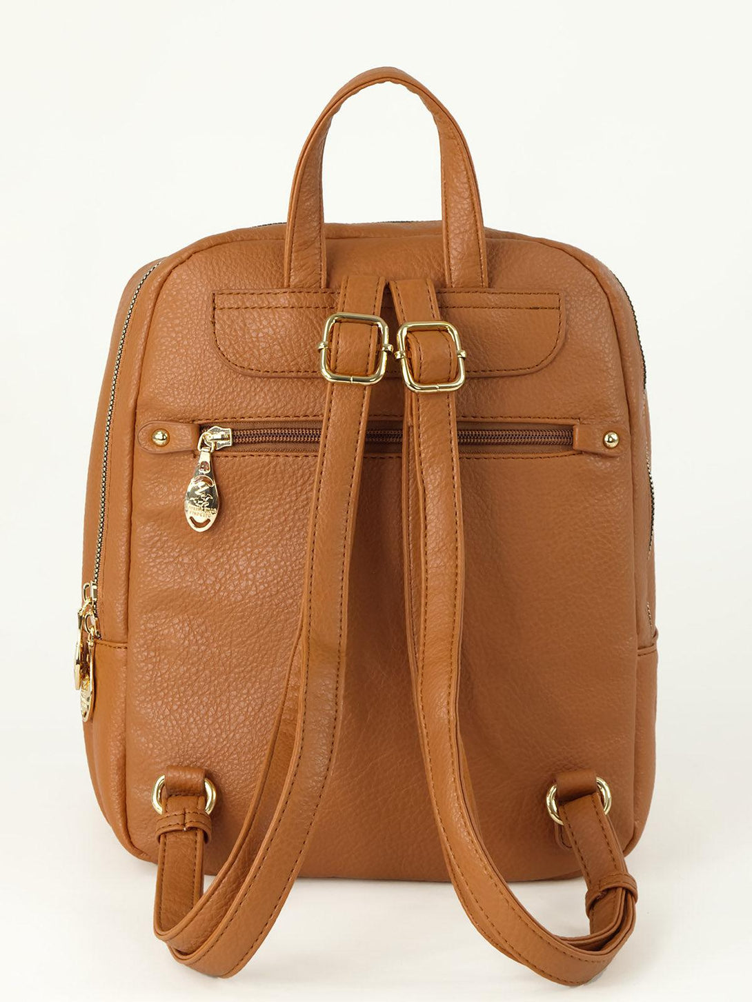 Beverly Hills Polo Club UK-EMBOSSED BHPC MINI PACK BROWN