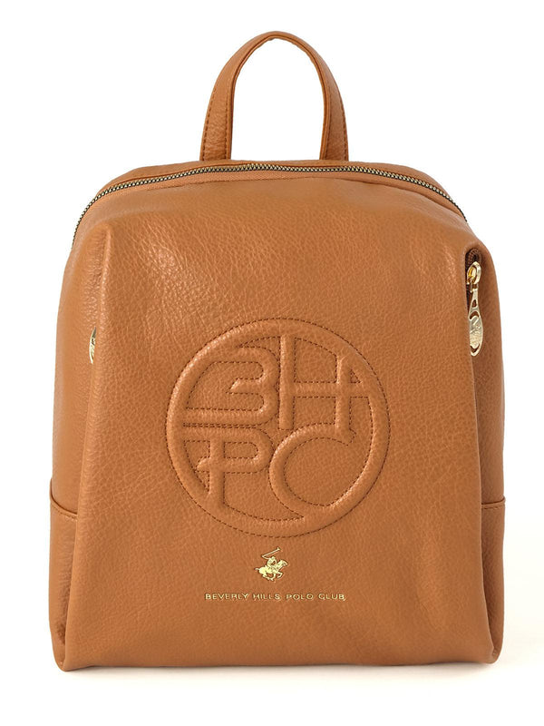 Beverly Hills Polo Club UK-EMBOSSED BHPC MINI PACK BROWN