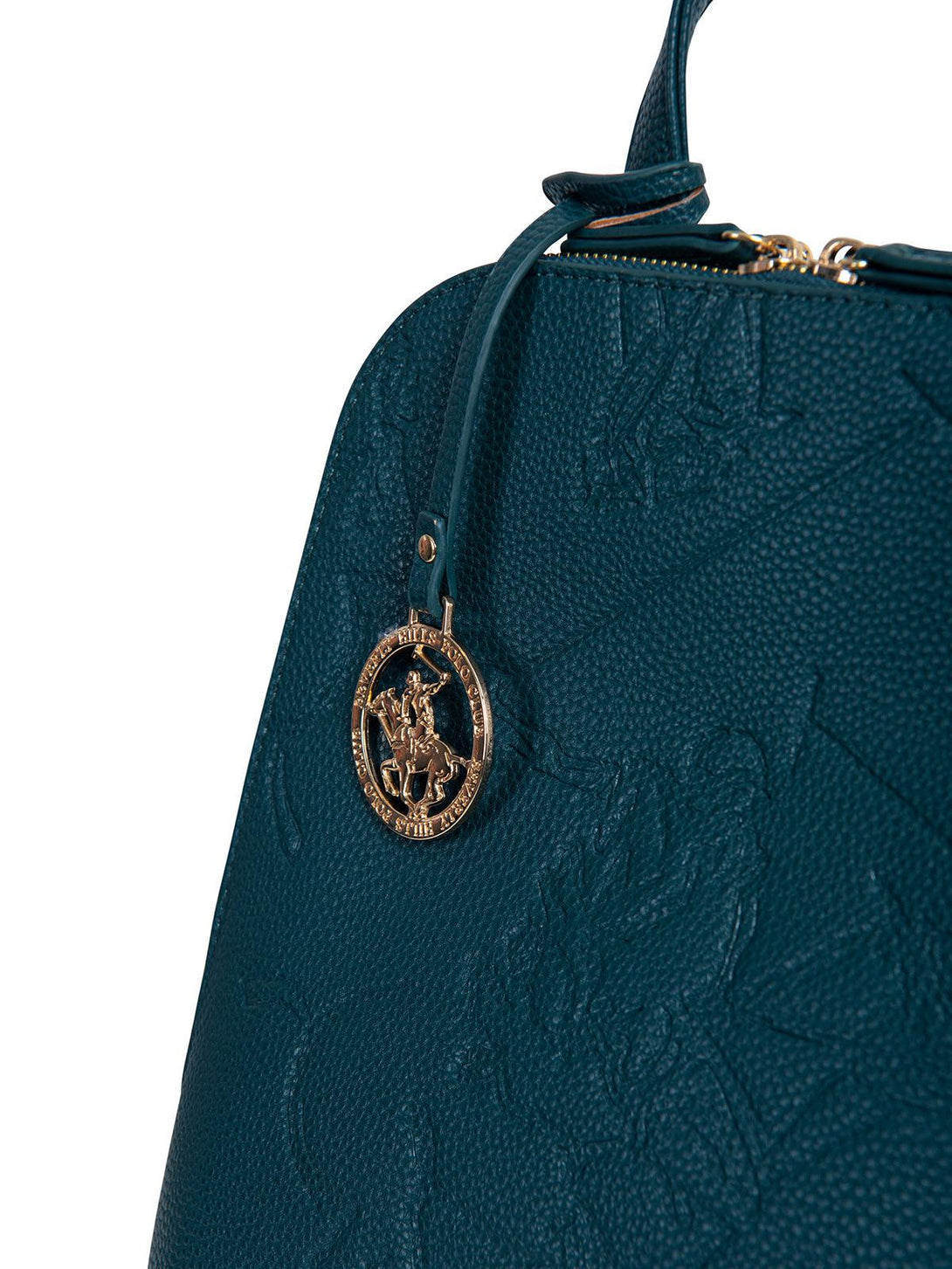 Beverly Hills Polo Club UK-EMBOSSED POLO PONY BACKPACK TEAL