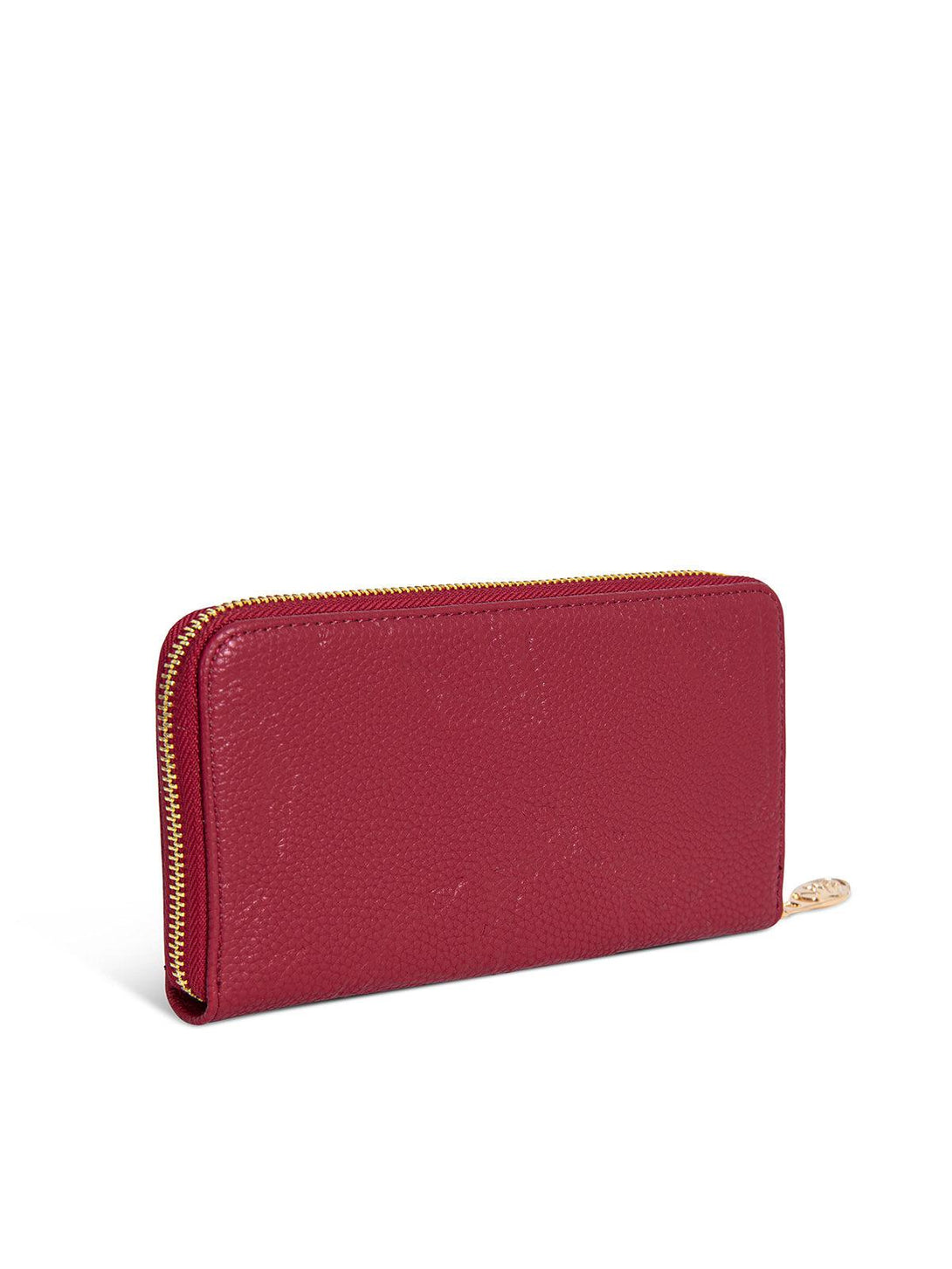 Beverly Hills Polo Club UK-EMBOSSED POLO PONY WALLET RED