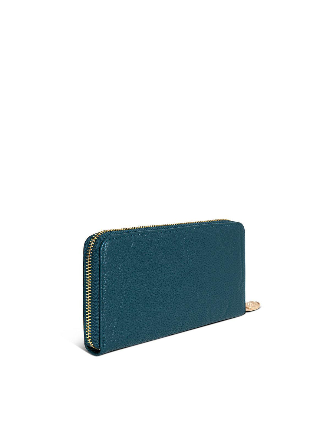 Beverly Hills Polo Club UK-EMBOSSED POLO PONY WALLET TEAL