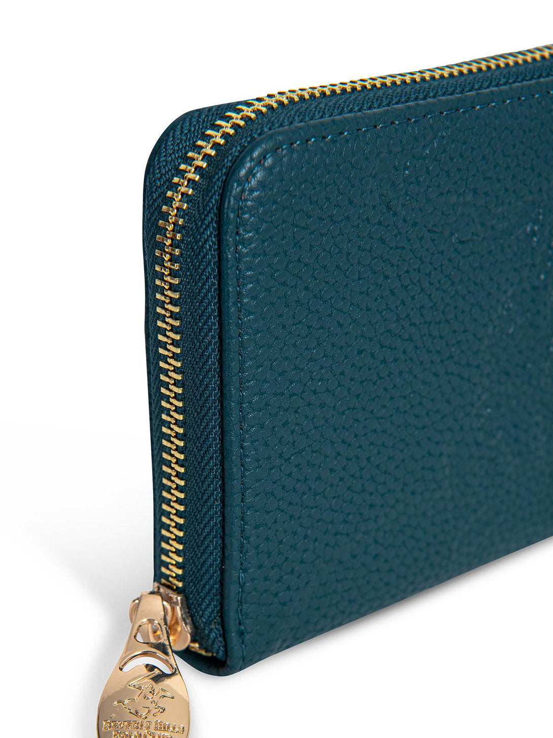 Beverly Hills Polo Club UK-EMBOSSED POLO PONY WALLET TEAL