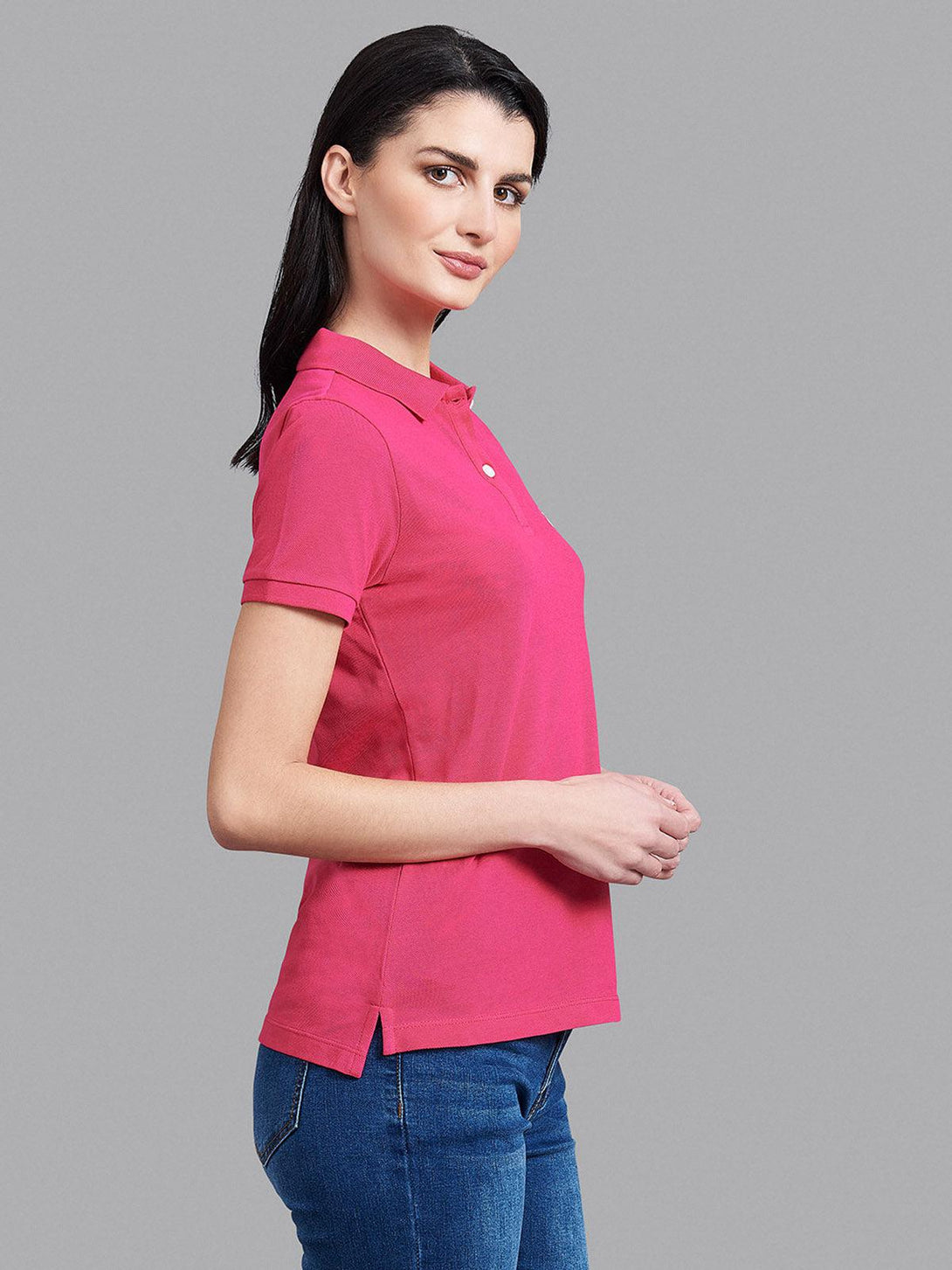 Beverly Hills Polo Club UK-ESSENTIAL POLO PONY POLO SHIRT FUCHSIA