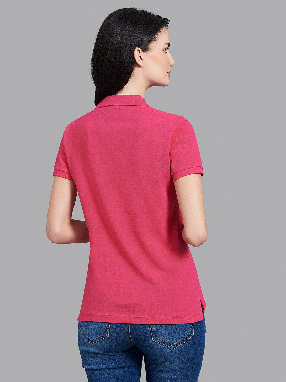 Beverly Hills Polo Club UK-ESSENTIAL POLO PONY POLO SHIRT FUCHSIA