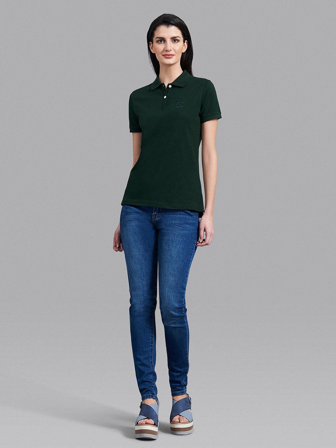 Beverly Hills Polo Club UK-ESSENTIAL POLO PONY POLO SHIRT GREEN