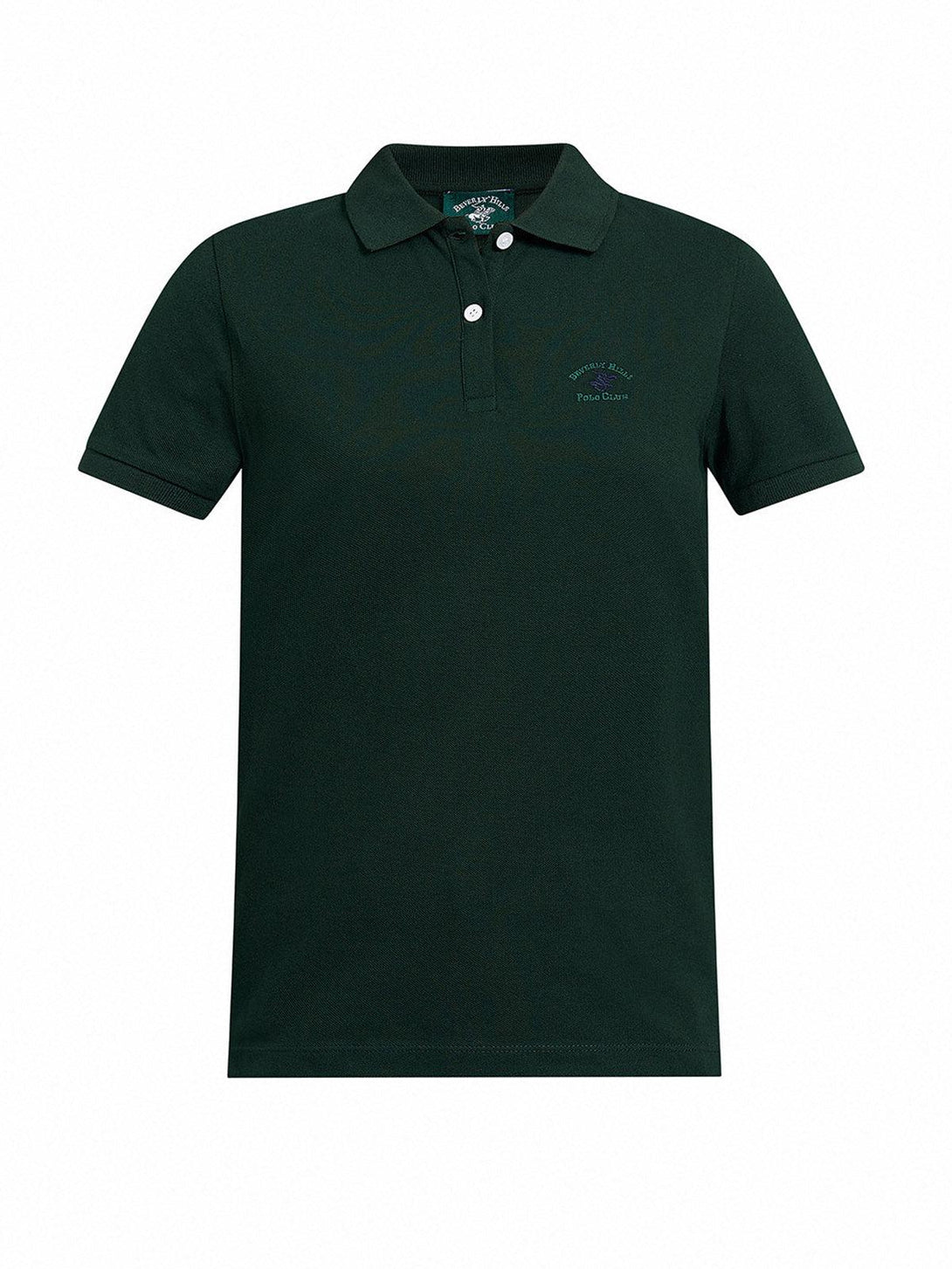 Beverly Hills Polo Club UK-ESSENTIAL POLO PONY POLO SHIRT GREEN