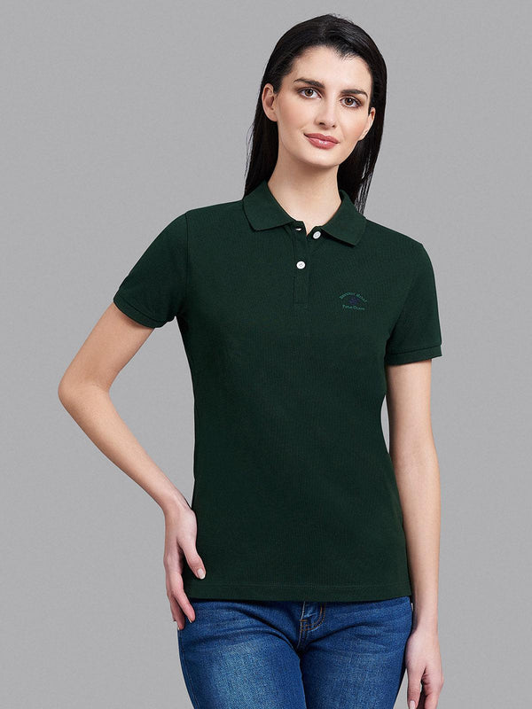 Beverly Hills Polo Club UK-ESSENTIAL POLO PONY POLO SHIRT GREEN