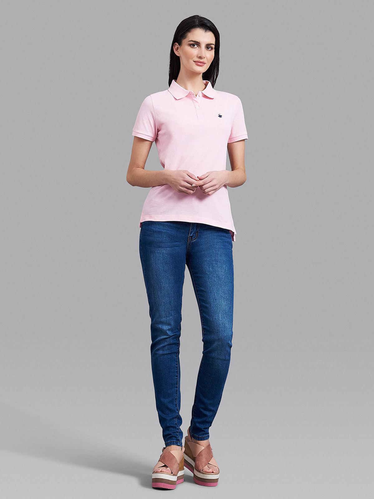 ESSENTIAL POLO PONY POLO SHIRT PINK BEVERLY HILLS POLO CLUB