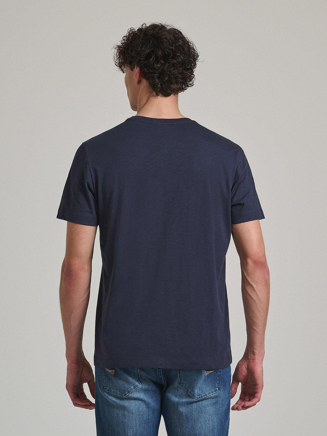 Beverly Hills Polo Club UK-FALSE POCKET T-SHIRT NAVY