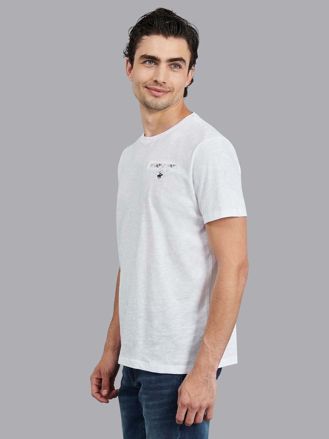 FALSE POCKET T SHIRT WHITE BEVERLY HILLS POLO CLUB