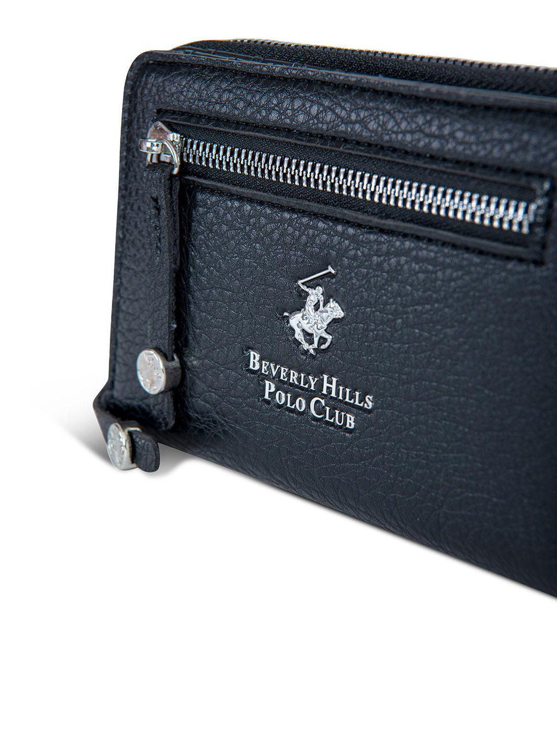 Beverly Hills Polo Club UK-FULL ZIP WALLET BLACK