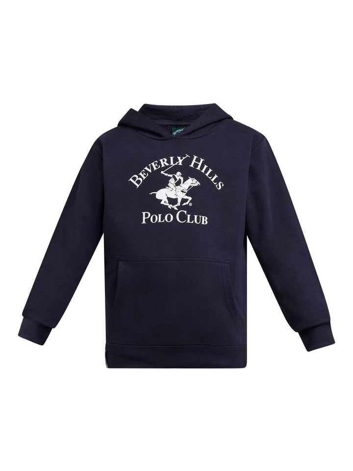 Beverly Hills Polo Club UK-ICON POLO PONY HOODIE NAVY