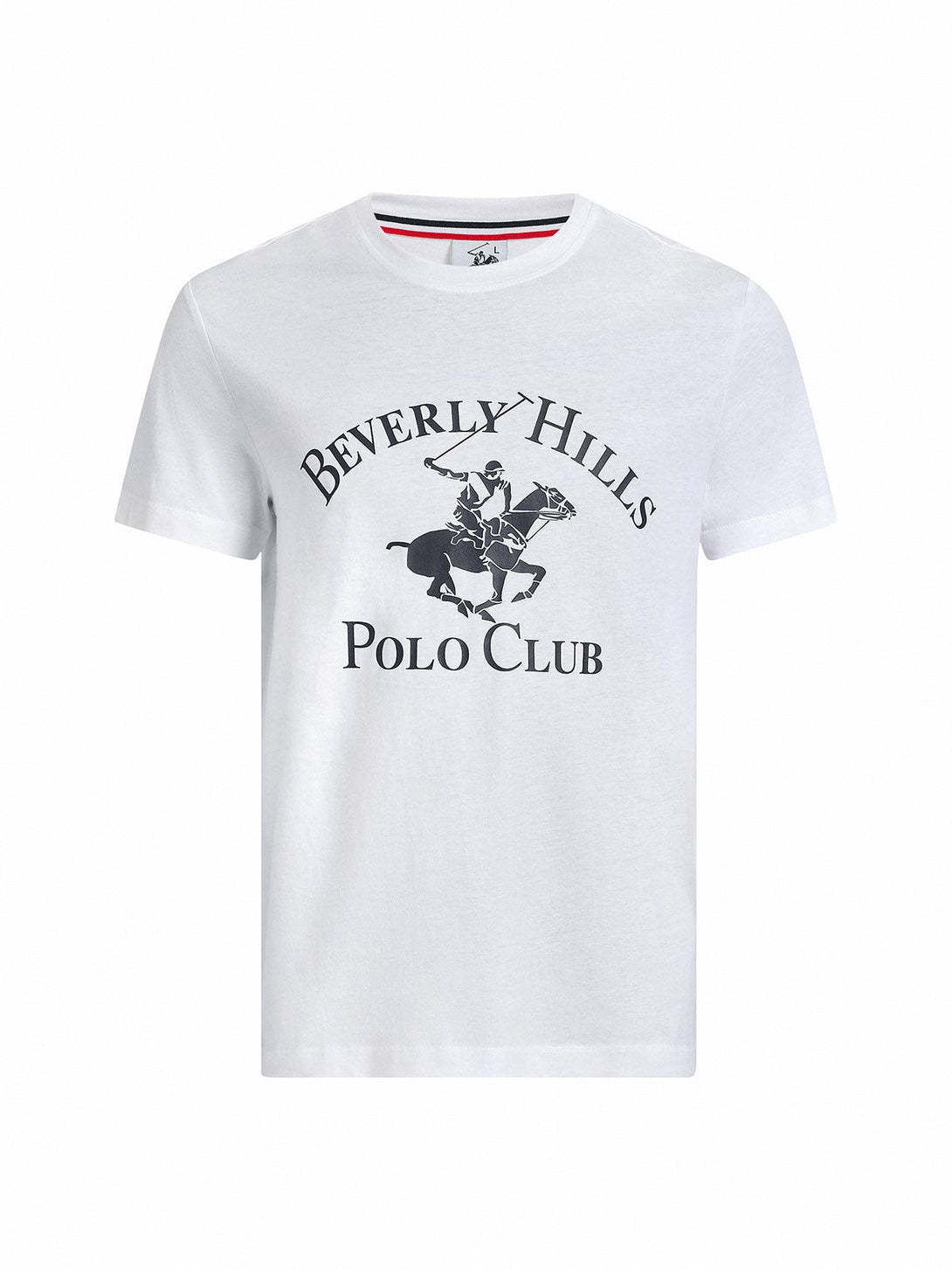 Beverly Hills Polo Club UK-ICON PONY GRAPHIC T-SHIRT WHITE