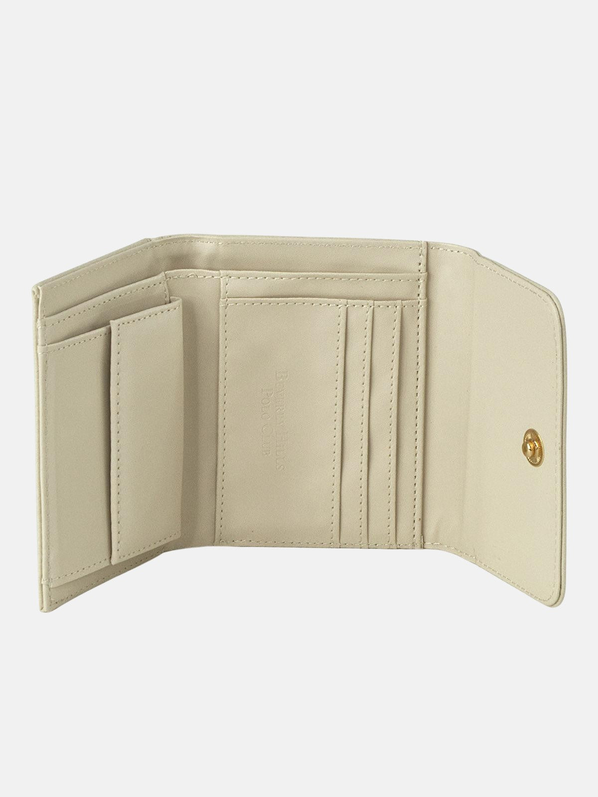 Beverly Hills Polo Club UK-ICON PONY WALLET WINTER WHITE