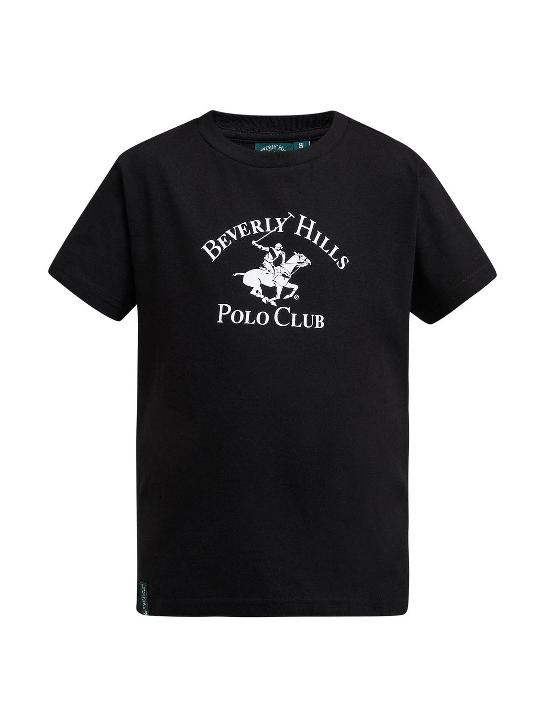 Beverly Hills Polo Club UK-JUNIOR ICON POLO PONY T-SHIRT BLACK