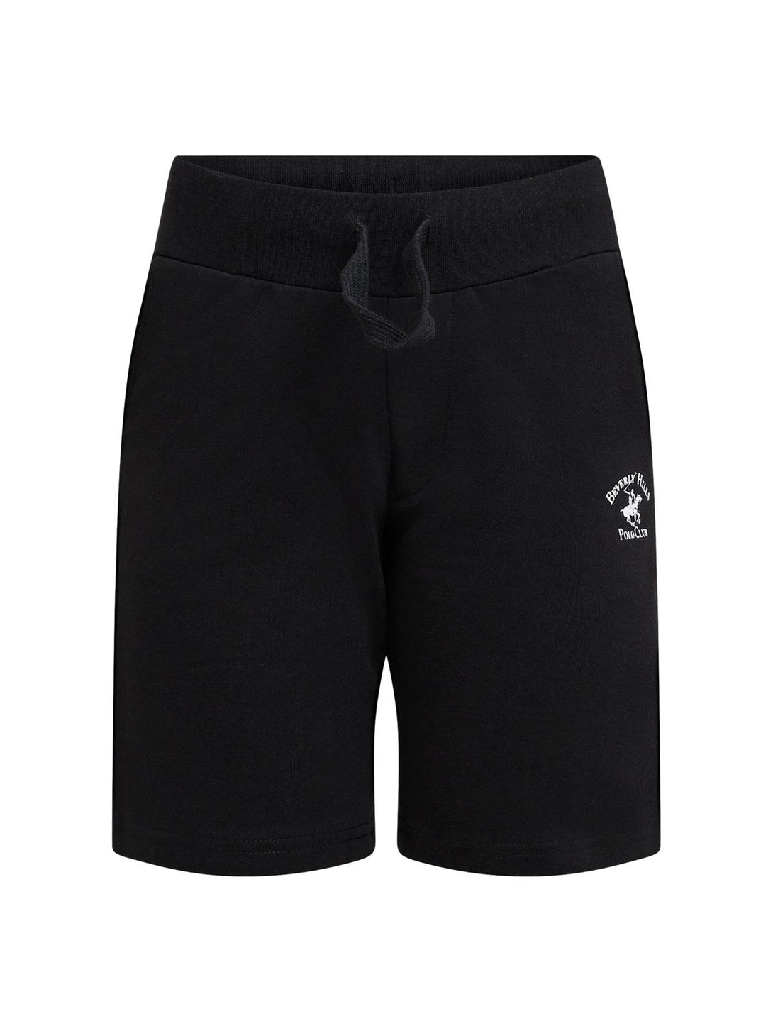 Beverly Hills Polo Club UK-JUNIOR POLO PONY FLEECE SHORTS BLACK