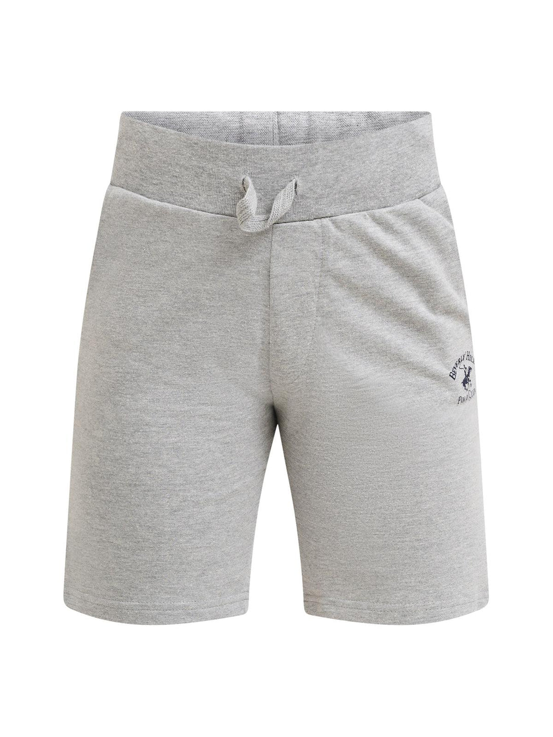 Beverly Hills Polo Club UK-JUNIOR POLO PONY FLEECE SHORTS GREY MELANGE